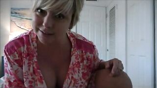 Homemade MILF Roleplay with Big Tits & Cumshot