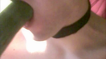 Homemade Gay Male Masturbation with Cucumber Anal Play and Dildo Deepthroat
