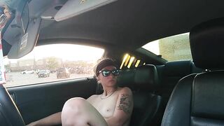 Homemade Car Sex with Dildos & Masturbation-Amateur Exhibition