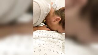 Homemade Hospital Blowjob Gone Wrong - Nurse Almost Caught Sucking Patient Dick