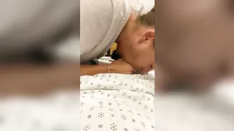 Homemade Hospital Blowjob Gone Wrong - Nurse Almost Caught Sucking Patient Dick