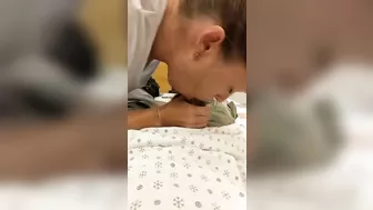 Homemade Hospital Blowjob Gone Wrong - Nurse Almost Caught Sucking Patient Dick