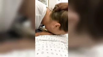 Homemade Hospital Blowjob Gone Wrong - Nurse Almost Caught Sucking Patient Dick