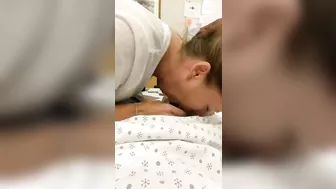 Homemade Hospital Blowjob Gone Wrong - Nurse Almost Caught Sucking Patient Dick