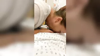 Homemade Hospital Blowjob Gone Wrong - Nurse Almost Caught Sucking Patient Dick