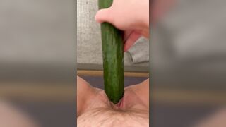 Homemade Masturbation with Amateur BBWs and Cucumbers