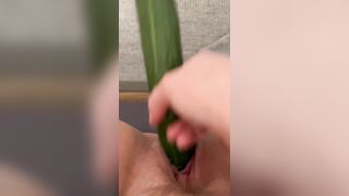 Homemade Masturbation with Amateur BBWs and Cucumbers