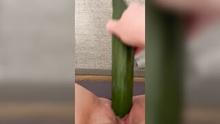 Homemade Masturbation with Amateur BBWs and Cucumbers