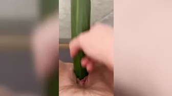 Homemade Masturbation with Amateur BBWs and Cucumbers
