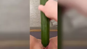 Homemade Masturbation with Amateur BBWs and Cucumbers