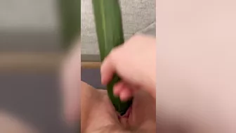 Homemade Masturbation with Amateur BBWs and Cucumbers