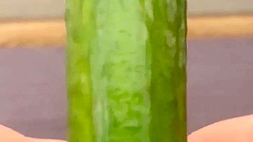 Homemade Masturbation with Amateur BBWs and Cucumbers