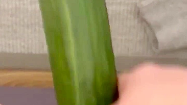 Homemade Masturbation with Amateur BBWs and Cucumbers