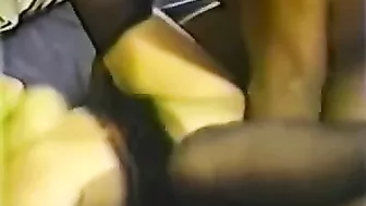 Black Cum Swallowed by MILF with Big Tits in Homemade Interracial Sex