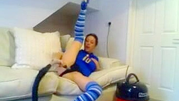 Homemade Masturbation with Big Brunette Busty Amateur