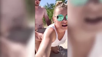 Homemade Public Sex with Cumshots & Facials - Amateur Couple Hardcore Adventure