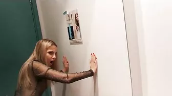 Amateur Blonde Couple Homemade Public Sex with Cum Swallow