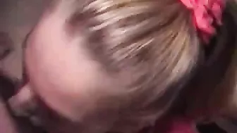 Uniformed Blonde Girlfriends' Homemade Sex with Big Dicks and Cumshots