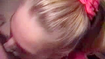 Uniformed Blonde Girlfriends' Homemade Sex with Big Dicks and Cumshots