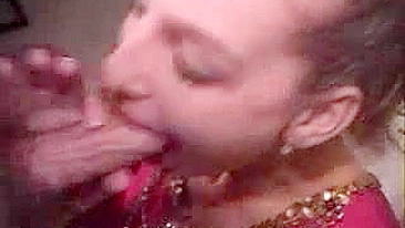 Uniformed Blonde Girlfriends' Homemade Sex with Big Dicks and Cumshots