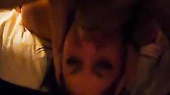 Homemade Rough Sex with Brunette Blowjobs, Gagging & Cumshots