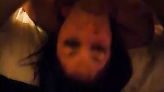 Homemade Rough Sex with Brunette Blowjobs, Gagging & Cumshots