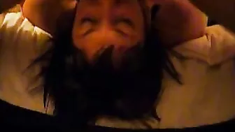 Homemade Rough Sex with Brunette Blowjobs, Gagging & Cumshots