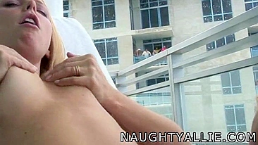 Homemade Lesbian Porn with MILF Wives Outside