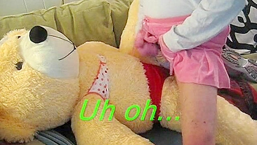 Homemade Fetish Sex with Diapers, Strapsons & Teddy Bears