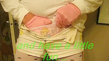 Homemade Fetish Sex with Diapers, Strapsons & Teddy Bears