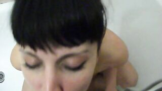 Silvia Slovak Deepthroat Blowjob Pov