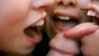 Homemade Sex with Teen Group Cum Swap Blowjobs & Facials