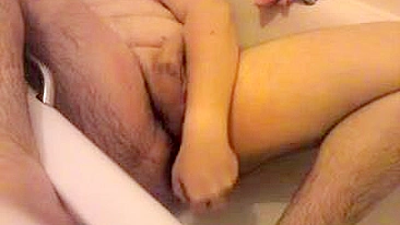 Homemade Bisexual Masturbation with Shampoo Bottle Anal Sex