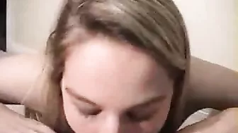 Homemade Swallowing Heaven with Big Tits & Blowjobs