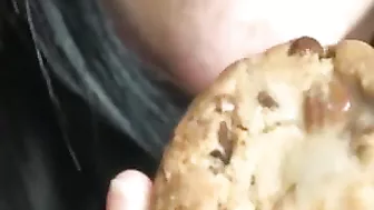 German Girlfriend Homemade Sucking & Swallowing Blowjob with Big Tits and Cum Eating