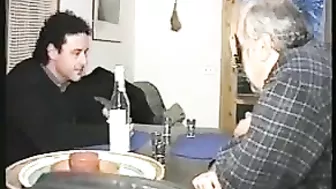 Mature Italian Couple Homemade Bisexual Threesome with Cum in Mouth and Anal