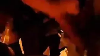 Amateur Threesome in Stockings and Garters