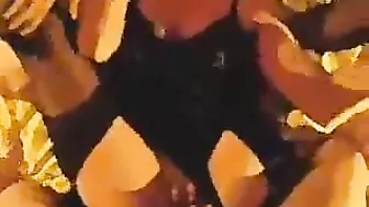 Amateur Threesome in Stockings and Garters Amateur Threesome in Stockings and Garters