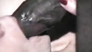 Interracial MILF Swingers' Threesome Cum in Mouth Amateur Video