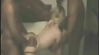 Interracial Gangbang Threesome with Petite Wife and Big BBCs Interracial Gangbang Threesome with Petite Wife and Big BBCs