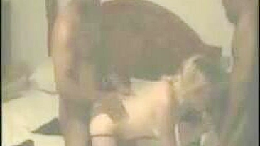 Interracial Gangbang Threesome with Petite Wife and Big BBCs