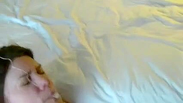 Messy Threesome with Cumshots and Facials - Homemade Porn Video