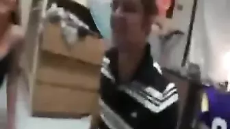 Homemade Lesbian Threesome Fuck Fest in College Dorm Room