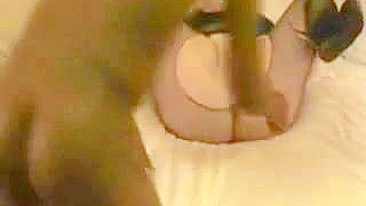 Interracial Gangbang with Fat BBW Wife and Cuckold Hubby