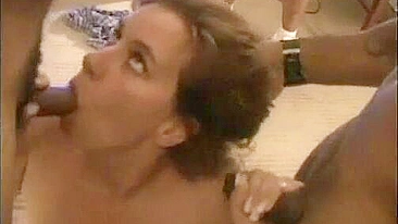 Chubby MILF Swinger Gangbangs Amateur Interracial Cream Pie