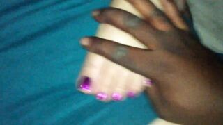 Amateur MILFs' Interracial Lesbian Gangbang in Homemade Threesome