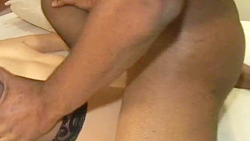 Black Cock Gangbang Creampies MILF Wife in Homemade Amateur Porn
