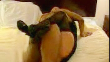 Black Cock Whore Wife Gets Mistreated in Amateur Homemade Threesome with BBC and Creampies