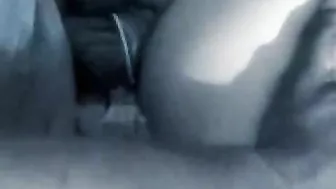 Interracial Gangbang with Hairy Asian Wife Cream Pie Orgasm