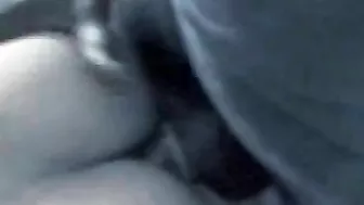 Interracial Gangbang with Hairy Asian Wife Cream Pie Orgasm